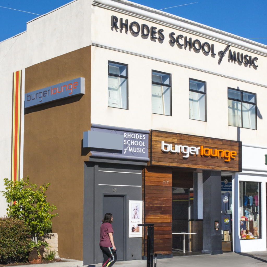 Rhodes school of music on Larchmont